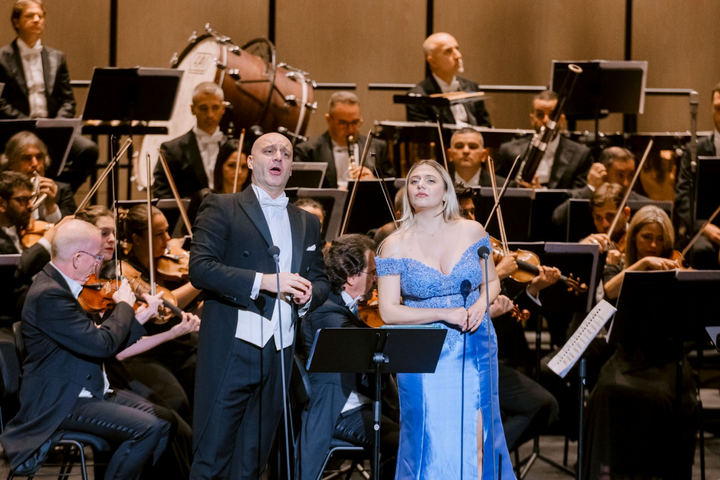 Matteo Falcier - Federica Guida: Hai giọng ca opera Italia chinh phục khán giả Thủ đô