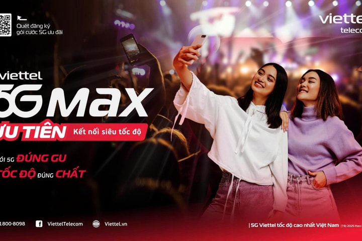 Viettel ra mắt hệ gói cước 5GMAX - khẳng định vị thế dẫn đầu về tốc độ và trải nghiệm