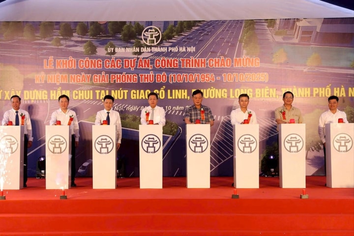 Hà Nội khởi công xây dựng hầm chui tại nút giao Cổ Linh