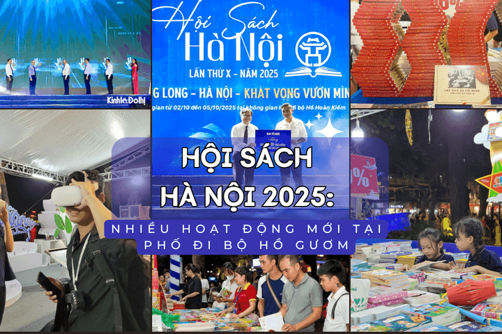 Hội Sách Hà Nội 2025: Nhiều hoạt động hấp dẫn tại phố đi bộ Hồ Gươm