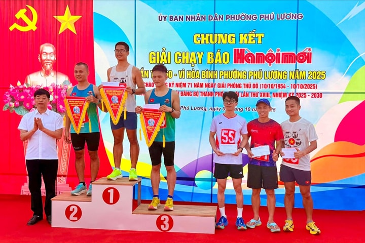 Phường Phú Lương: Gần 200 vận động viên tham gia Giải chạy Báo Hànộimới lần thứ 50