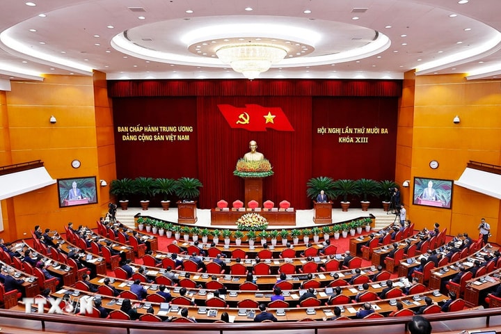 Thông cáo báo chí phiên bế mạc Hội nghị Trung ương 13 khóa XIII
