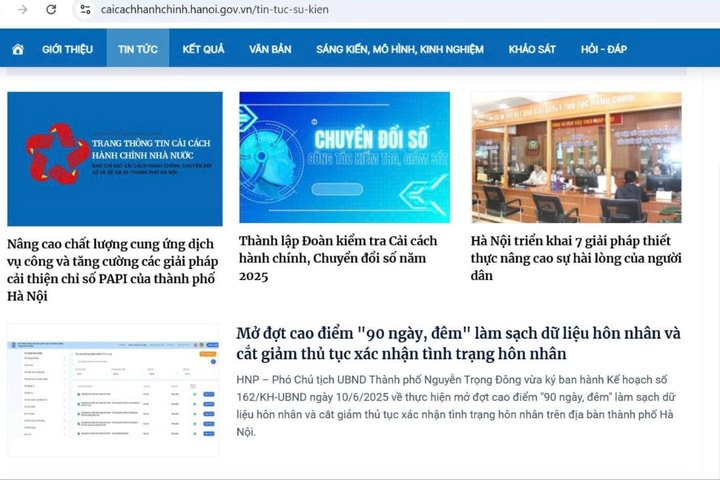 Hà Nội: Tập huấn đăng tin, bài trên Trang Thông tin điện tử cải cách hành chính