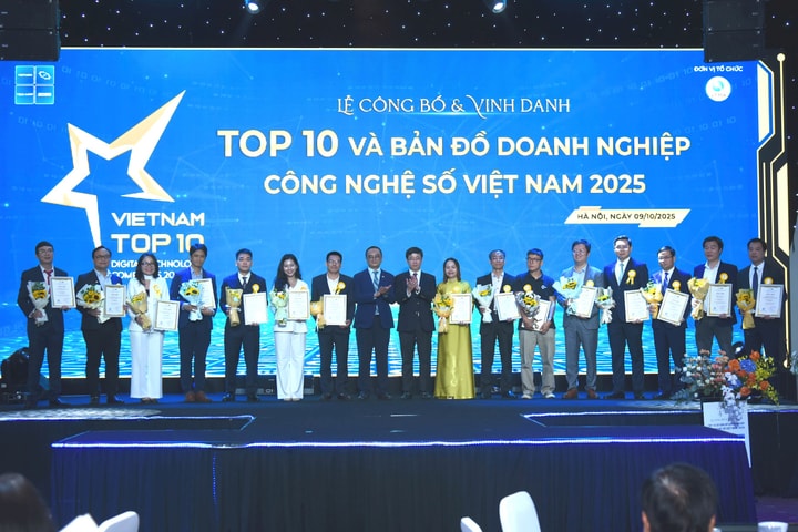 Vinh danh 169 danh hiệu Tốp 10 doanh nghiệp công nghệ số Việt Nam 2025