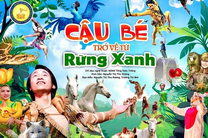 Biểu diễn xiếc gây quỹ ủng hộ đồng bào vùng ngập lụt