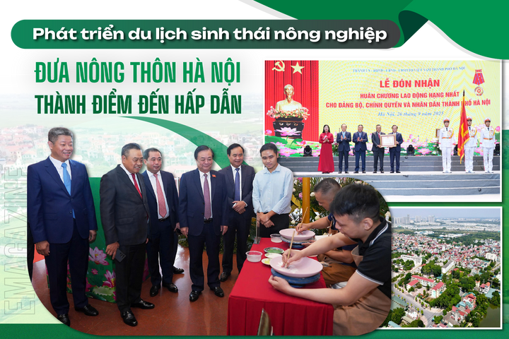 Phát triển du lịch sinh thái nông nghiệp: Đưa nông thôn Hà Nội thành điểm đến hấp dẫn