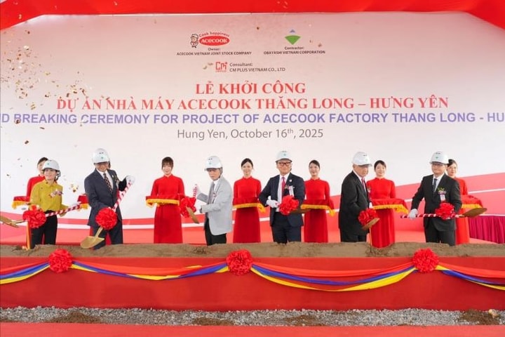 Acecook Việt Nam khởi công Nhà máy Thăng Long - bước tiến mới trong hành trình vươn tầm thế giới