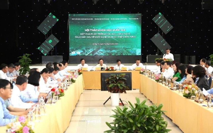 Đột phá phát triển khoa học, công nghệ thúc đẩy chuyển đổi xanh và phát triển bền vững