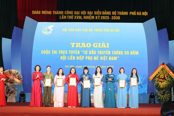 Hội LHPN phường Khương Đình đạt giải Nhất tập thể cuộc thi trực tuyến “Tự hào truyền thống 95 năm Hội LHPN Việt Nam“