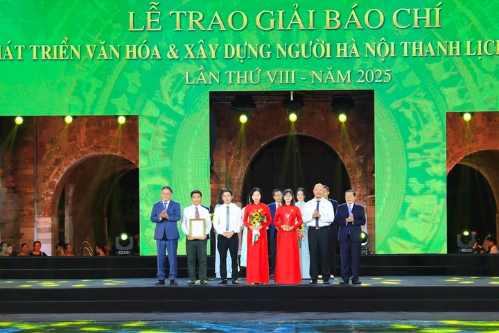 Báo Hànộimới giành giải A - Giải báo chí về Phát triển văn hóa và xây dựng người Hà Nội thanh lịch, văn minh lần thứ VIII