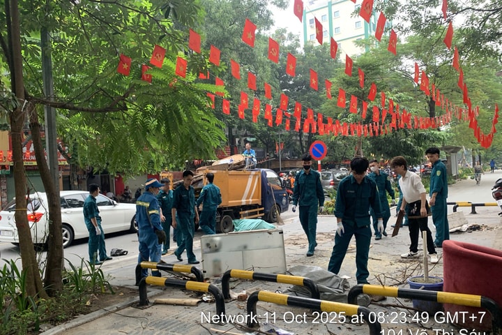 Phường Bạch Mai giải tỏa bãi xe tự phát, từng bước chỉnh trang Công viên Võ Thị Sáu