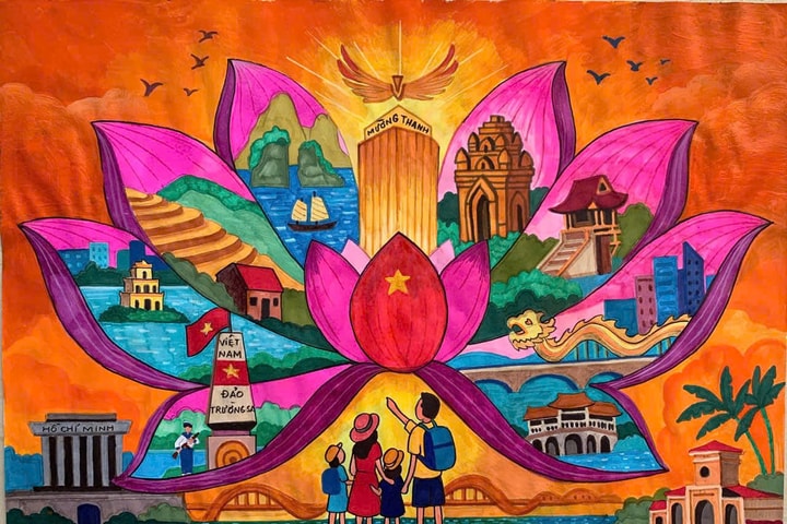 Sắc màu tuổi thơ bay bổng với “Việt Nam trong mắt em” - cuộc thi vẽ do Tập đoàn Mường Thanh tổ chức