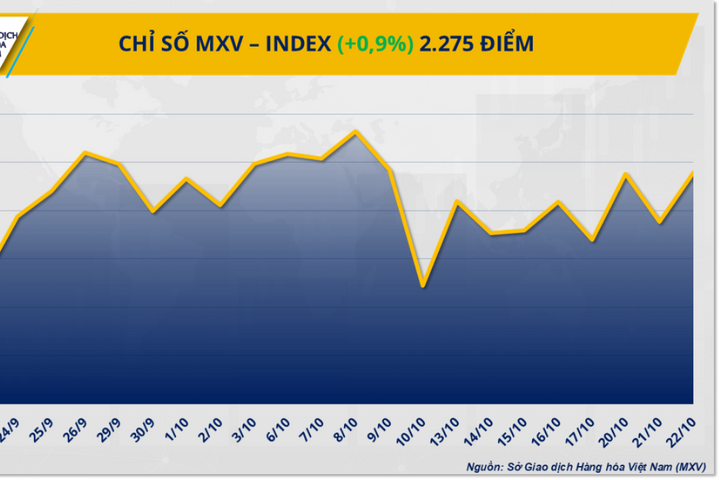 Lực mua mạnh trở lại, MXV-Index phục hồi