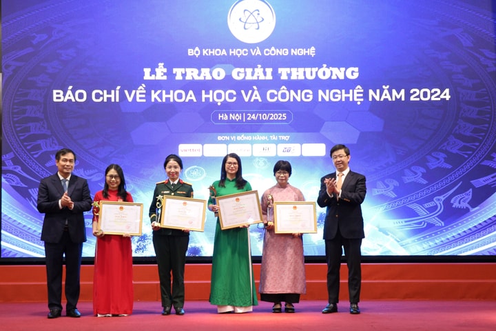24 tác phẩm/nhóm tác phẩm đoạt giải báo chí về Khoa học và công nghệ năm 2024