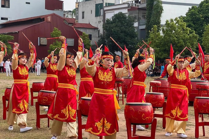 Sôi nổi Đại hội Thể dục thể thao phường Xuân Phương