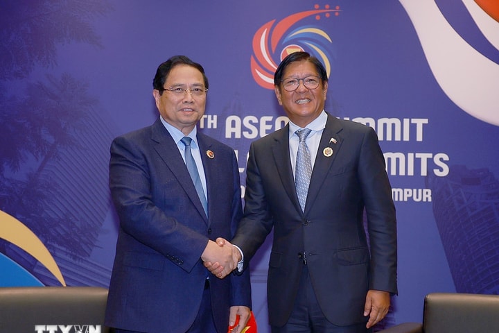 Thủ tướng Phạm Minh Chính gặp Tổng thống Philippines và Thủ tướng Thái Lan