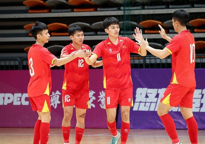 Đội tuyển futsal Việt Nam nằm ở nhóm hạt giống số 2 tại giải châu Á