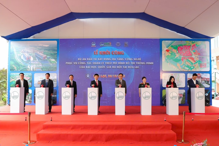 Khởi công dự án hạ tầng công nghệ đô thị thông minh tại Hòa Lạc