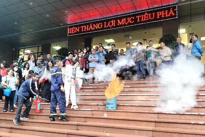 Phường Bạch Mai: 250 đại biểu tập huấn công tác phòng cháy, chữa cháy