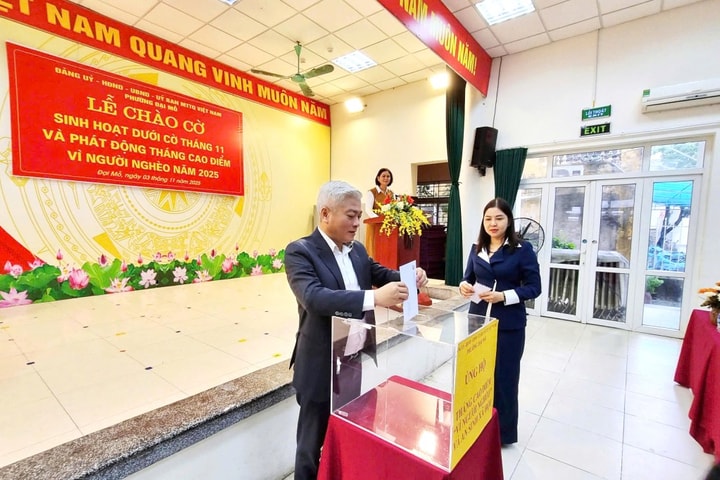 Phường Đại Mỗ phát động Tháng cao điểm vì người nghèo năm 2025