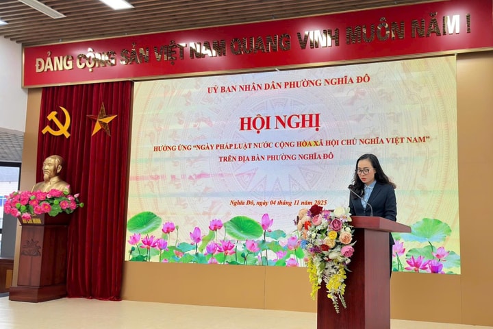 Phường Nghĩa Đô lan tỏa tinh thần thượng tôn pháp luật trong cộng đồng