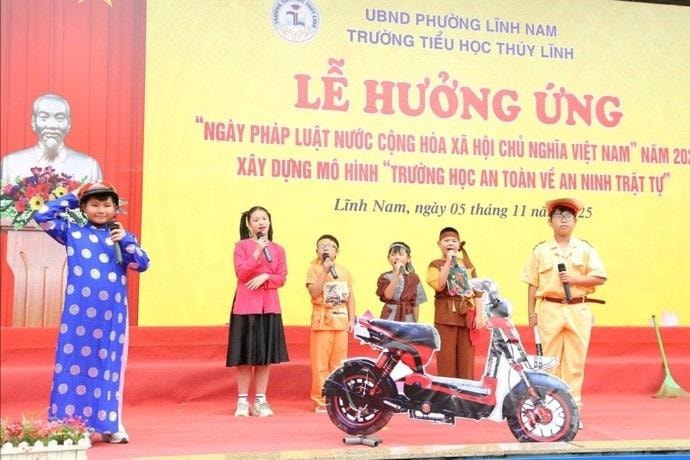 Phường Lĩnh Nam xây dựng trường học an toàn