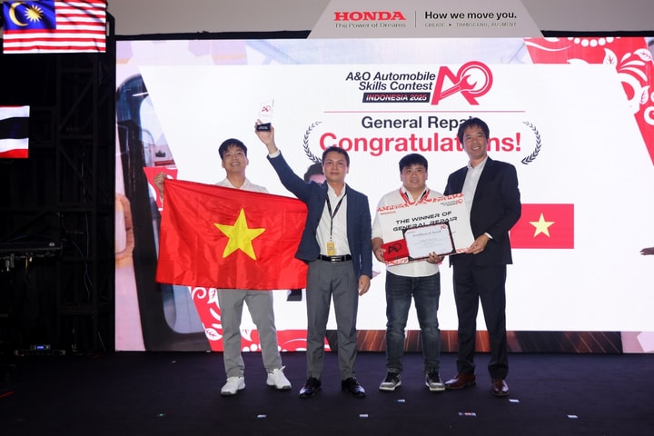 Honda Việt Nam thắng lớn tại Hội thi kỹ thuật viên xuất sắc châu Á - châu Đại Dương 2025