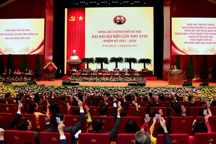Nghị quyết Đại hội đại biểu Đảng bộ TP Hà Nội lần thứ XVIII, nhiệm kỳ 2025- 2030