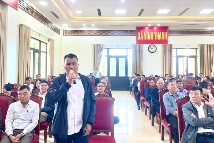 Người dân xã Vĩnh Thanh kiến nghị về quản lý đất đai, trật tự xây dựng