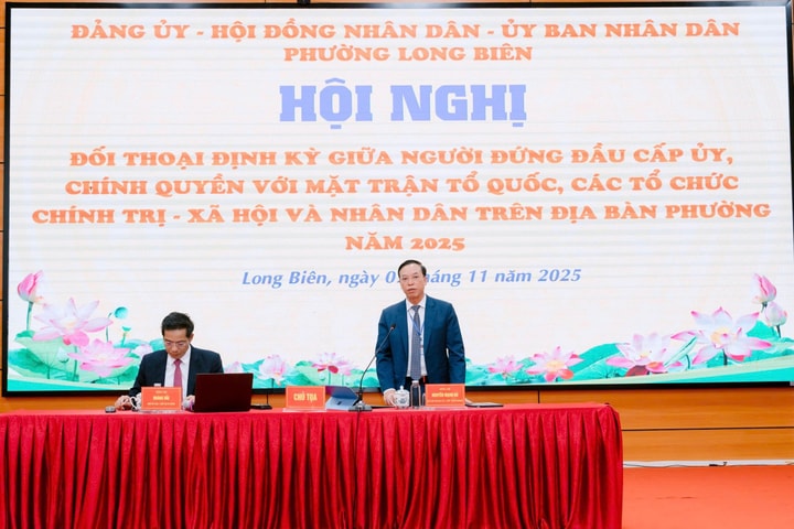 Phường Long Biên: Đối thoại, giải đáp kiến nghị của người dân