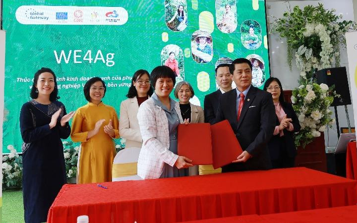 Thúc đẩy mô hình kinh doanh xanh cho  phụ nữ trong nông nghiệp
