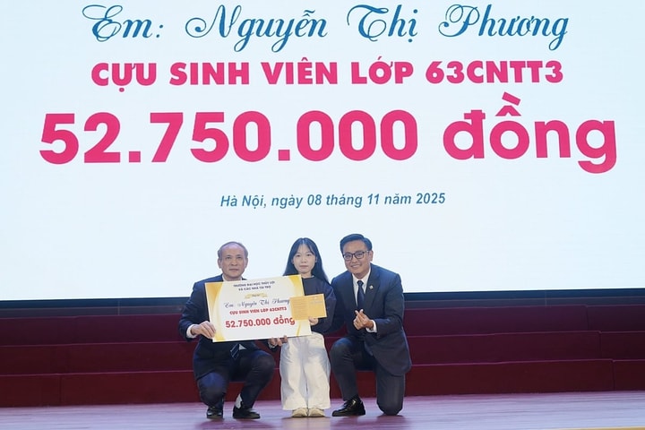 Trường Đại học Thủy lợi trao học bổng cho sinh viên