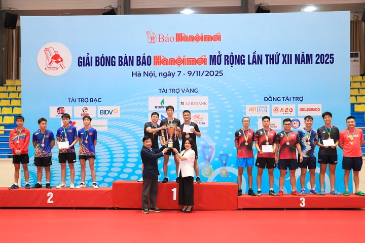 Giải Bóng bàn Báo Hànộimới mở rộng lần thứ XII năm 2025 thành công rực rỡ!
