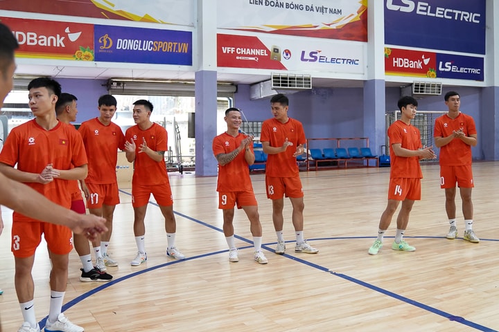 Tuyển futsal Việt Nam bước vào giai đoạn nước rút chuẩn bị cho SEA Games 33