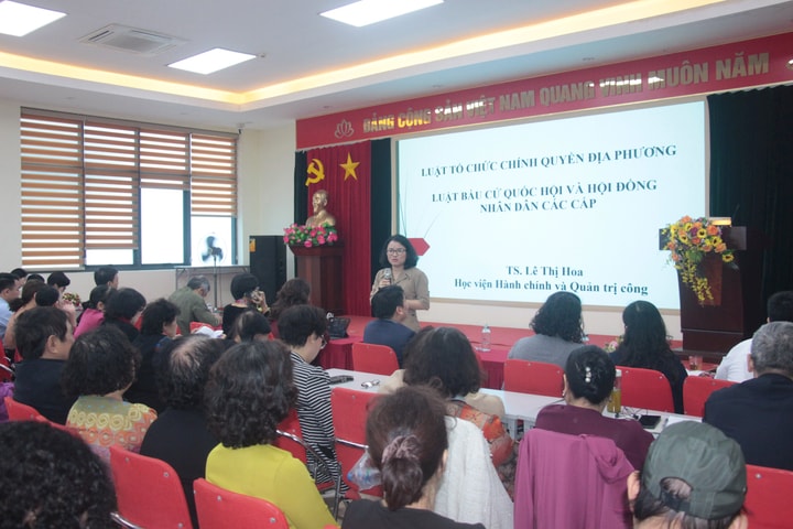 Phường Ba Đình tập huấn công tác bầu cử đại biểu Quốc hội và HĐND