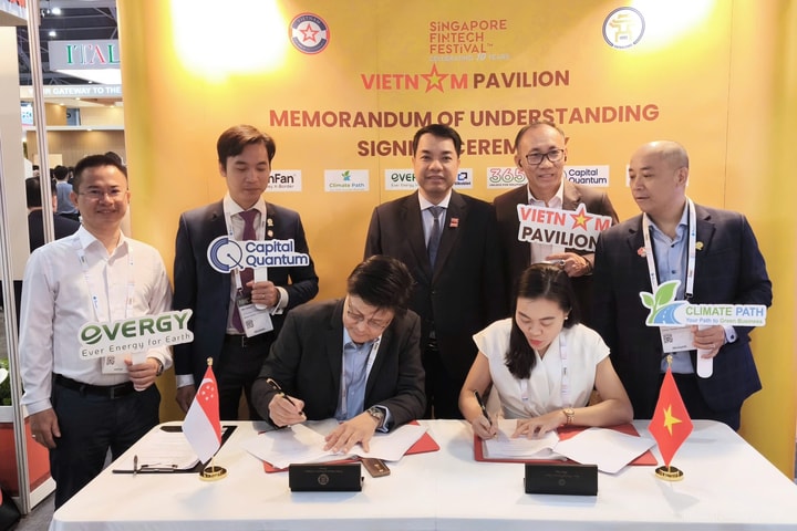 Việt Nam lần đầu tiên có gian hàng quốc gia – Vietnam Pavilion trong khuôn khổ Singapore FinTech Festival (SFF) 2025
