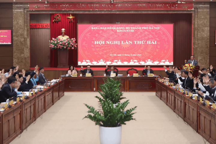 Ban Chấp hành Đảng bộ Hà Nội thông qua các nhiệm vụ trọng tâm