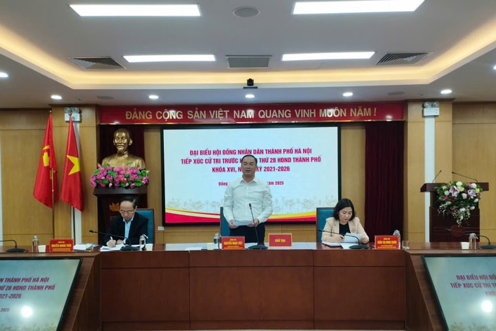 Cử tri Hà Nội kiến nghị giải quyết nhiều vấn đề dân sinh