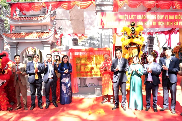 Xã Dương Hòa khánh thành công trình tu bổ, tôn tạo di tích Võ chỉ Quế Dương