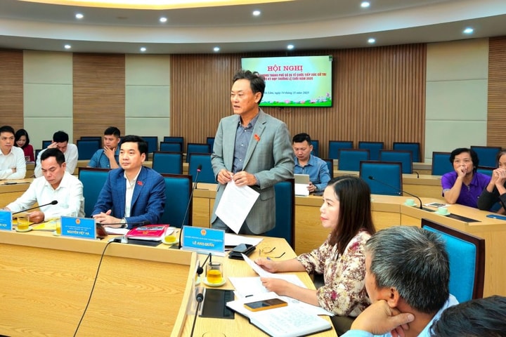 Tổ đại biểu số 20 tiếp xúc cử tri trước kỳ họp thường lệ cuối năm 2025