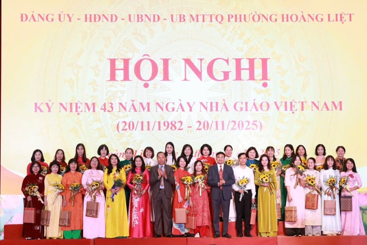 Phường Hoàng Liệt: Quan tâm phát triển đội ngũ nhà giáo và cán bộ quản lý giáo dục