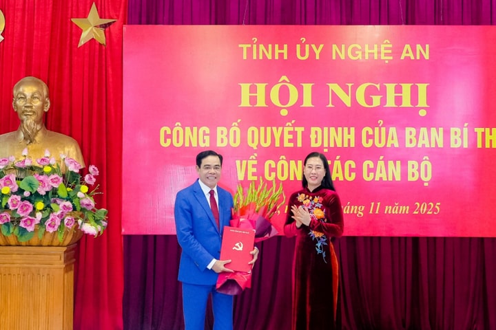 Đồng chí Võ Trọng Hải giữ chức Phó Bí thư Tỉnh ủy Nghệ An