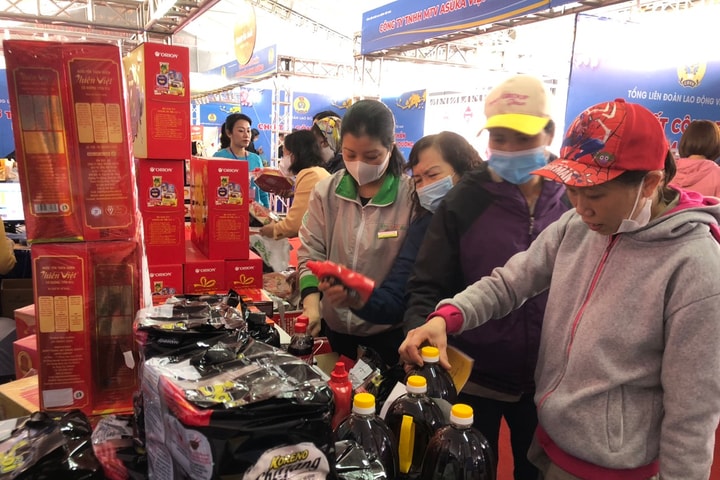 Hà Nội: 2 điểm “Chợ Tết Công đoàn” phục vụ người lao động