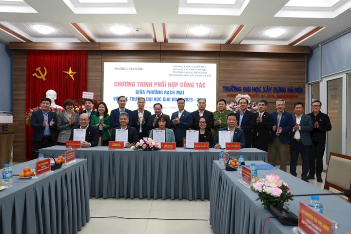 Phường Bạch Mai phối hợp công tác với 4 trường đại học