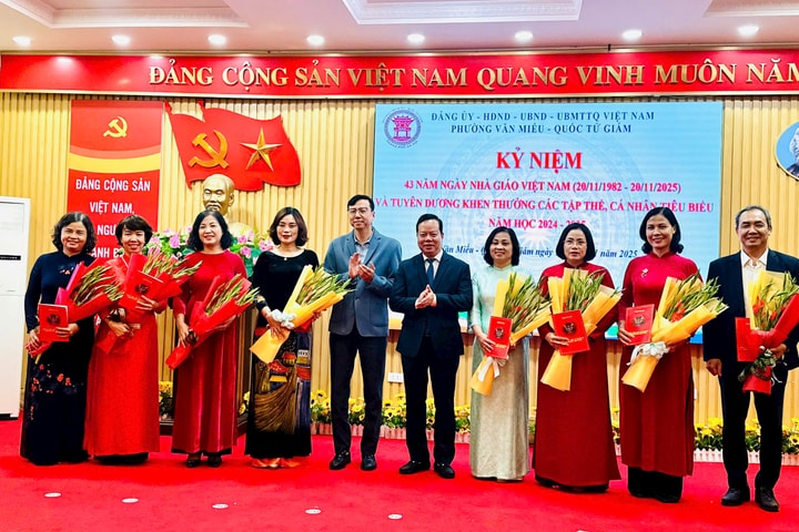 Phường Văn Miếu - Quốc Tử Giám biểu dương giáo viên tiêu biểu