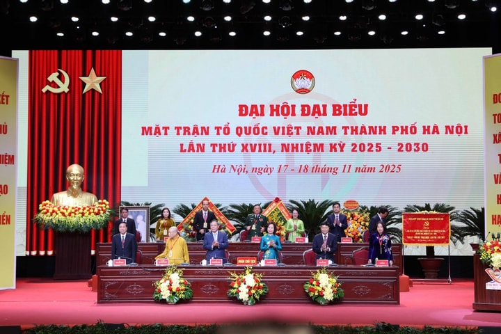 TRỰC TIẾP: Khai mạc trọng thể Đại hội MTTQ Việt Nam thành phố Hà Nội lần thứ XVIII, nhiệm kỳ 2025 - 2030