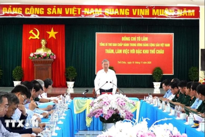 Tổng Bí thư Tô Lâm: Xây dựng Thổ Châu trở thành đặc khu biển đảo xanh - mạnh - bền vững