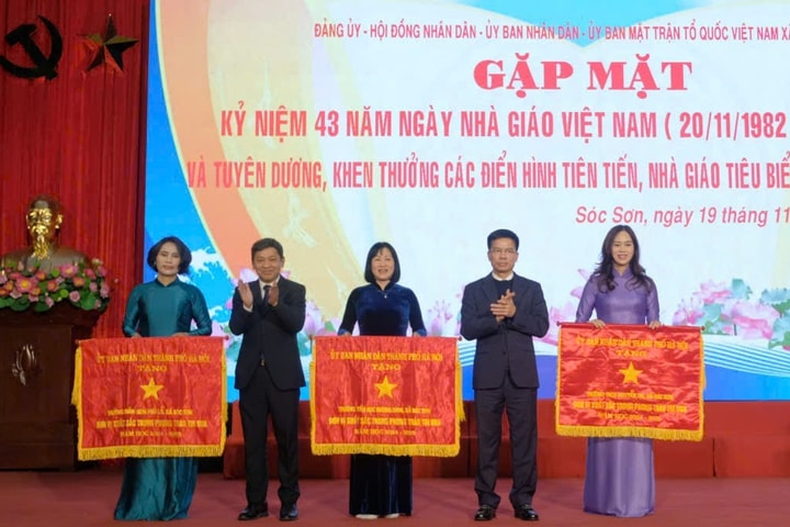 Xã Sóc Sơn tuyên dương nhiều điển hình tiên tiến ngành Giáo dục và Đào tạo