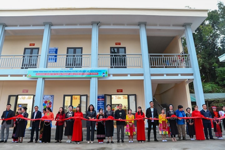 UNIQLO phối hợp khánh thành nhà bán trú mới cho học sinh tại Tuyên Quang