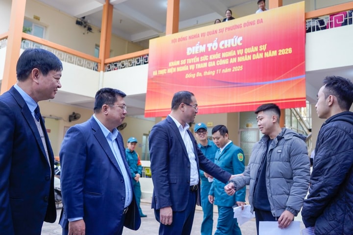 Đồng hành cùng thanh niên, hoàn thành tốt công tác khám tuyển nghĩa vụ quân sự